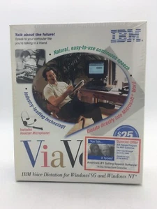Vintage IBM ViaVoice for Windows 95 and Windows 97 - New Sealed - Picture 1 of 6