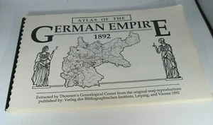 Atlas des Deutschen Reiches, 1892. Reproduktionen (vergrößert) der Karten - Bild 1 von 4