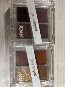 JOAH Simplifeyed Powder Quad-Your Mauve #JeQ04 & JEQ02 ,lot Of 2 - Picture 1 of 2