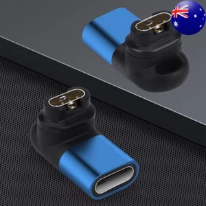 Type C Watch Charging Converter 90 Degree Elbow for Garmin Fenix 7/7S/7X/6 - Zdjęcie 1 z 12