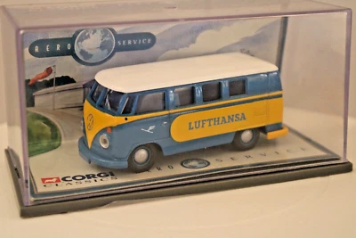 Corgi Classics 1:43s - #07001 VW Minibus "Lufthansa" Aero Service - Blue/Yellow - Image 1 of 4