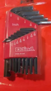 Eklind Tool 10113 Hex-L Key allen wrench - 13pc set SAE Inch Sizes .050-3/8 S... - Picture 1 of 4