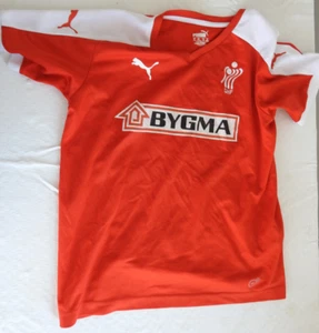 Denmark Handball Team Jersey #21 Puma Red Shirt Size Boys M Activewear Sport - Picture 1 of 5