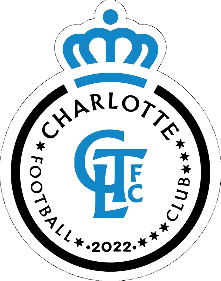 Calcomanía adhesiva troquelada de vinilo resistente a la intemperie Charlotte FC Football Club MLS 04 Foto 1 de 1