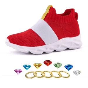 Sonic Shoes for Boys Kids Sonic Zapatillas Sonic Red Sonic Shoes for Kids Boys G - Picture 1 of 7