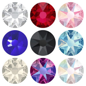 Superior PRIMERO Crystals 2058 & 2088 Folierte flache Rückseite Strasssteine * alle Farben