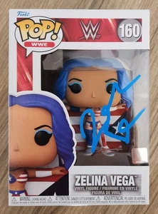 Zelina Vega Signed WWE Funko POP! #160 LEGEND RAD - Picture 1 of 2