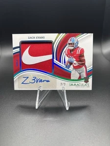 Zach Evans 2023 Immaculate Collegiate FOTL Premium RPA 3/3 eBay 1/1 Nike Ole - Picture 1 of 2