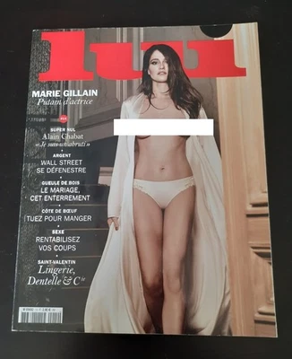 French Magazine LUI #14 - february 2015 - Marie Gillain - Image 1 of 4