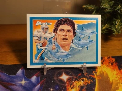 1992 Upper Deck Heroes Checklist #36 Dan Marino Miami Dolphins 🐬 🔥 - Image 1 of 2