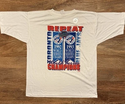 Camiseta de béisbol vintage años 90 Toronto Blue Jays MLB para hombre talla 2XL Foto 1 de 4