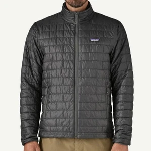 Chaqueta para hombre Patagonia Nano Puff negra aislada repelente al agua a prueba de viento XL - Imagen 1 de 7