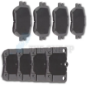 For 2009-2013 Lexus IS250 Performan 8pcs Front and Rear Ceramic Brake Pads - Picture 1 of 7
