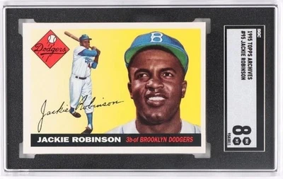 1995 #95 - Tarjeta de béisbol Jackie Robinson graduada - Grado 8 Foto 1 de 3