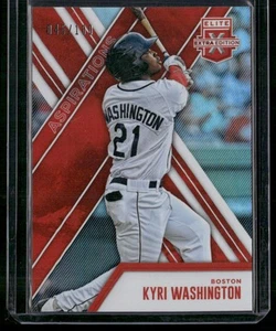 2017 Panini Elite Edizione Extra #144 Kyri Washington Aspirazioni Arancione #/100 - Foto 1 di 2