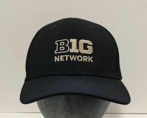 Big 10 Network Adjustable Adult Dad Hat Black Football Basketball Conference - Picture 1 of 7