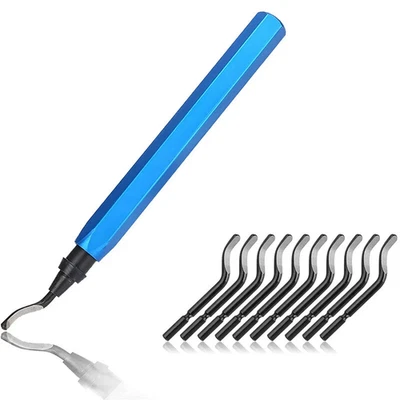 Expert Hand Deburring Tool & 10/20 High-Speed Steel Spare Blades Set Hole Deburr - Image 1 of 4