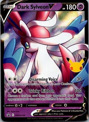 Dark Sylveon V - Promo SWSH: Sword & Shield Promo Cards SWSH134 NM NM-LP - Image 1 of 2