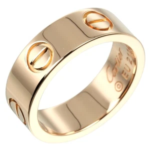 Anello CARTIER love K18 oro rosa #4,1 (taglia USA) 6,35 g donna - Foto 1 di 10