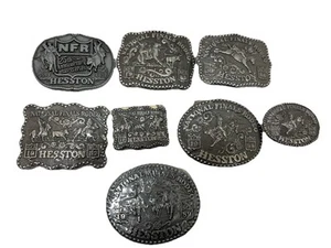 Lot Hesston National Finals Rodeo Gürtelschnallen 1983, 1985-1989 - Bild 1 von 12