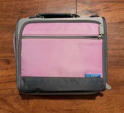 Nintendo Wii NYKO Pink Travel Carry Bag Travel Case - Image 1 of 4