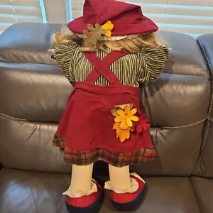 Dan Dee Collectors Choice Large 28" Doll Hide Seek Peak-a-Boo Skirt Hat Fall - Picture 1 of 12