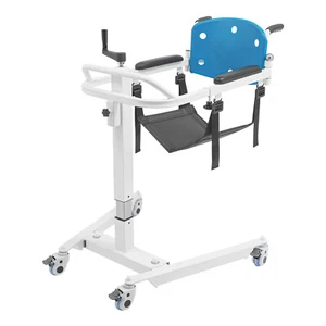 120kg Rollstuhllift Patient Lift Transfer Stuhl Sitzhöhe 42-77cm Patientenlifter - Bild 1 von 24