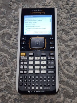 Texas Instruments Ti Nspire CX Graphing Calculator + Charger Cable WORKS - Image 1 of 4