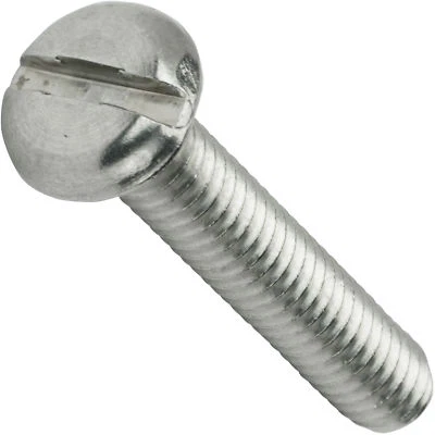 FASTENERE 1/4-20 Pan Head Machine Screws Slotted Drive Stainless Steel All Sizes Available