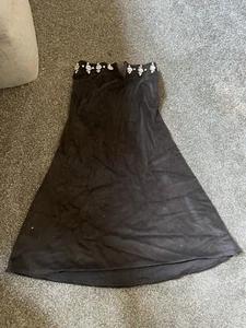 Juicy Couture Vintage Swim Cover Up Swim Dress Sea Shells Rhinestones New Brown - Picture 1 of 9