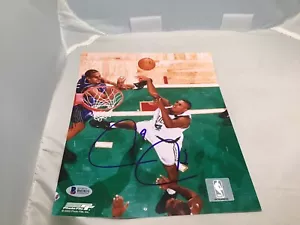 Foto firmada de Paul Pierce por los Boston Celtics 8x10 autografiada de Beckett BAJO CERTIFICADO DE AUTENTICIDAD 1A - Imagen 1 de 4