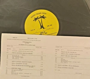 RADIO SHOW 6/17/91 GUEST DJ JOE CARMINE (VANILLA FUDGE) 9 MOST INFLUENTIALTUNES - Picture 1 of 1