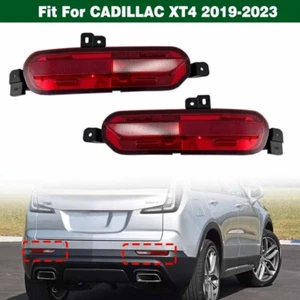 Pair Rear Bumper Fog Light Taillamp Turn Signal Light For Cadillac XT4 2019-2023 - Picture 1 of 10