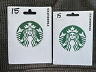 Starbucks $30 Gift Cards Total Value ($15 Each X2)