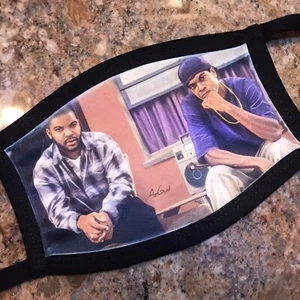 Chris Tucker Ice Cube Friday Face Mask Reusable Washable Double Layer - Picture 1 of 2