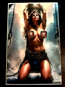 DEVIANT NATION WONDER WOMEN EXCLUSIVE VIRGIN DOUBLE COVER COA LTD 100 NM+ - Picture 1 of 4