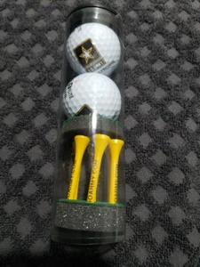 U.S ARMY LOGO GOLF BALLS and TEES SET Top Flight XL 2000 Super TI Distance - Bild 1 von 4