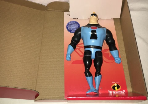 Disney pixar The Incredibles Blue Mr Incredible 8" Action Figure New Cover