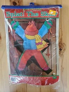Vintage 2000 Kersplatz - SPLAT The Skier Winter Christmas Door Hang Decoration - Picture 1 of 7