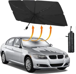 Auto-Sonnenschutz Frontscheibe faltbar 140x80cm - Universal UV-Schutz - Bild 1 von 6