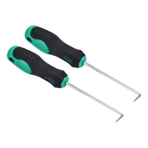 2pcs O-Ring 90° Pick 180mm Oil Seal Gasket Precision Puller Remover Tool, Blue - Picture 1 of 6