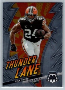 2023 Panini Mosaic #TL-NC Nick Chubb Thunder Lane Near mint or better - Picture 1 of 2