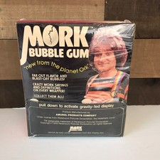 Vintage Mork Bubble Gum Planet Ork Robin Williams in Original Sealed Package