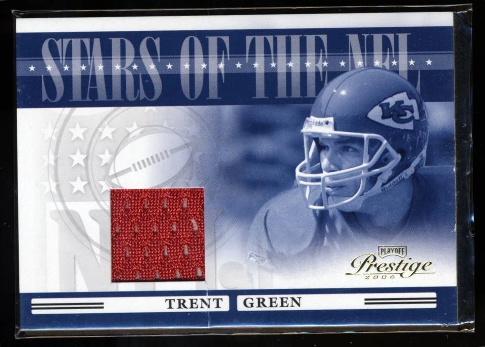 2006 PRESTIGE STARS OF NFL JERSEY RELIC TRENT GREEN CHIEFS - Image 1 of 1