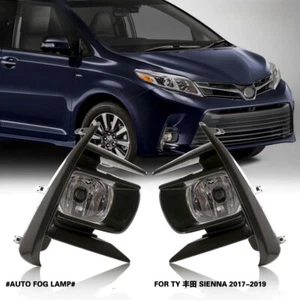 Bumper Lamp fog Lights Assembly Set for TOYOTA SIENNA 2017-2019 - Picture 1 of 5