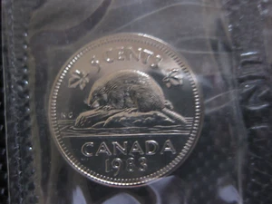 1983 Canadian Prooflike Nickel ($0.05) - Imagen 1 de 2