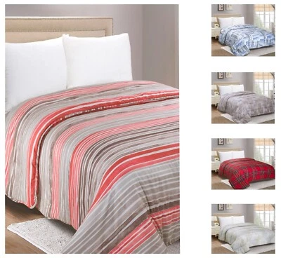 Trapunta Piumone Invernale Moderno Matrimoniale Singola Piazza e Mezza Fantasia - Immagine 1 di 2