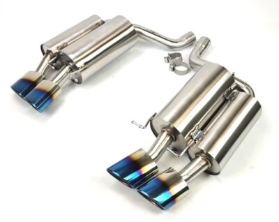 Sistema de escape trasero eje punta quemada silenciador doble para BMW M5 (E60) 2006-2010 V10 Foto 1 de 4