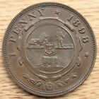 South Africa - Pre Union 1 Penny 1898 Bronze Coin - Johannes Paulus Kruger
