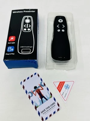 2-in-1 USB C Wireless Presenter Remote w/Volume Control Slide Advancer Powerpoin - image 1 of 4